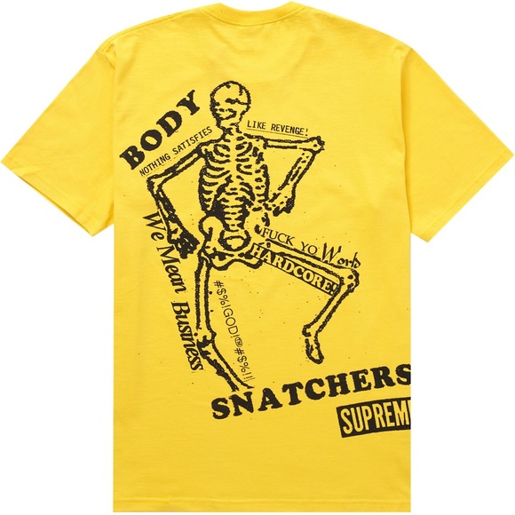 Supreme Other - Supreme Body Snatchers Tee Yellow